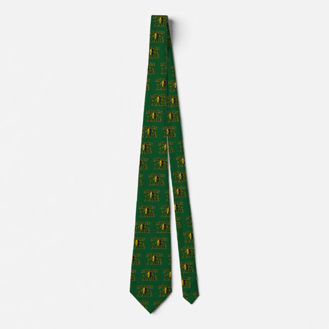 Molon Labe Spartan Warrior 5 stjärnor grönt Slips (Framsida)