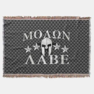 Molon Labe Spartan Warrior Helmet 5 stjärnor kol Filt