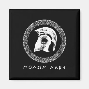 Molon Labe Spartan Warrior Helmet Ancient Greece W Magnet