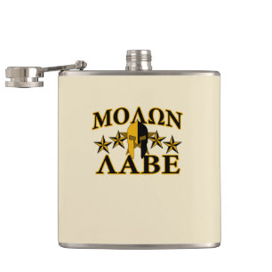 Molon Labe Spartan Warrior Helmet Golden Decor Fickplunta