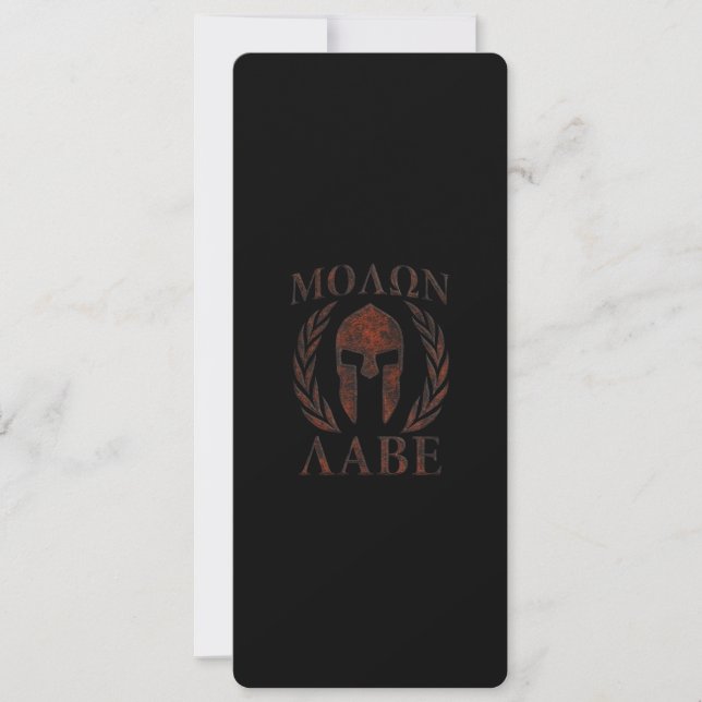 Molon Labe Spartan Warrior Laurels (Framsida)