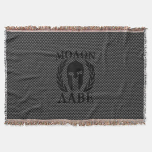 Molon Labe Spartan Warrior Laurels Carbon Decor Mysfilt