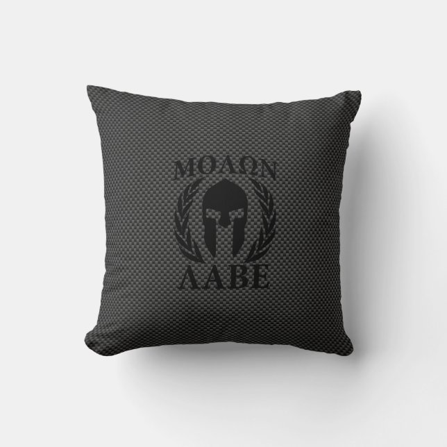 Molon Labe Spartan Warrior Laurels Kudde (Framsida)