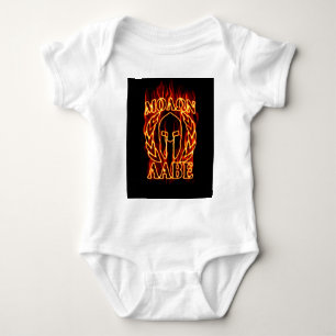 Molon Labe Spartan Warrior Laurels on Fire T Shirt