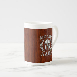 Molon Labe Spartan Warrior Laurels Wood Decor Benporslin Mugg