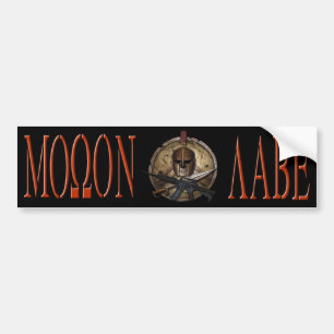 Molon Labe spartansk bildekal M-4