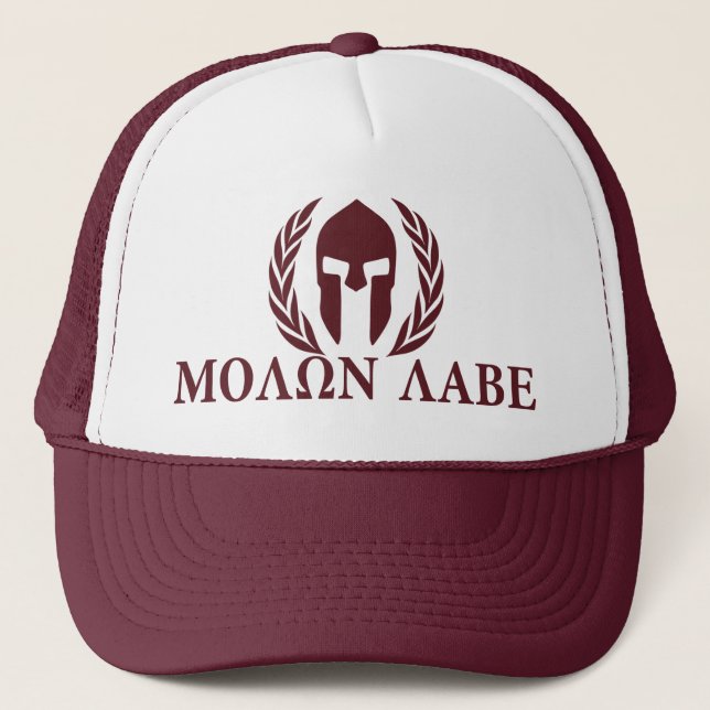 Molon Labe spartansk hjälm Keps (Framsida)