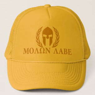 Molon Labe spartansk hjälm Truckerkeps