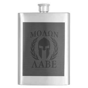Molon Labe spartanska krigarelagrar Fickplunta