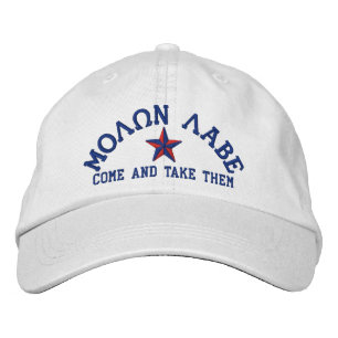 Molon Labe Star Embroidery Broderad Keps