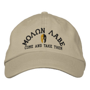 Molon Labe stjärnabroderi Broderad Keps