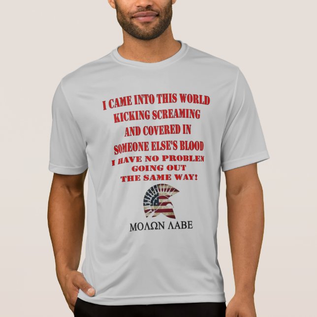MOLON LABE T-SHIRT (Framsida)