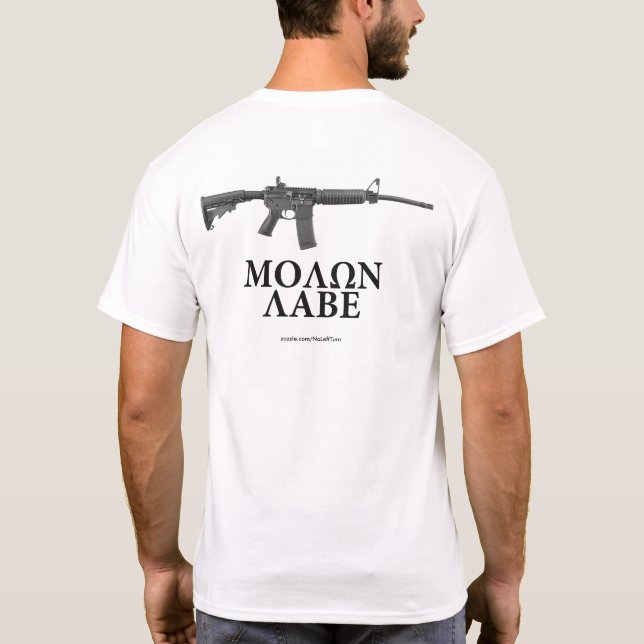Molon Labe T-Shirt (Baksida)