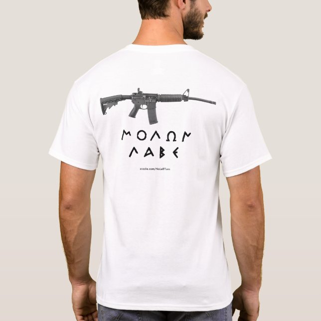 Molon Labe T-Shirt (Baksida)