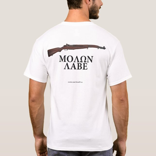 Molon Labe T-Shirt (Baksida)
