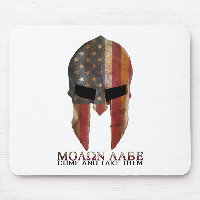 Molon Labe - ta kommer de spartanska USA Musmatta (Framsidan)