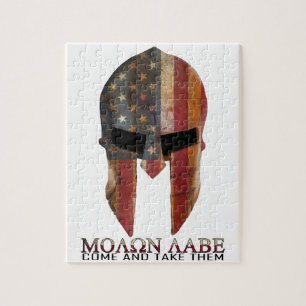 Molon Labe - ta kommer de spartanska USA Pussel