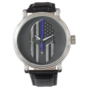 Molon Labe Thin Blue Line Armbandsur