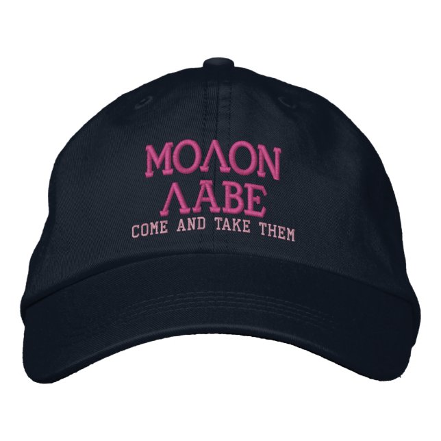 Molon Labourpartiets KOM OCH TA DEM med broderade  Broderad Keps (Framsida)