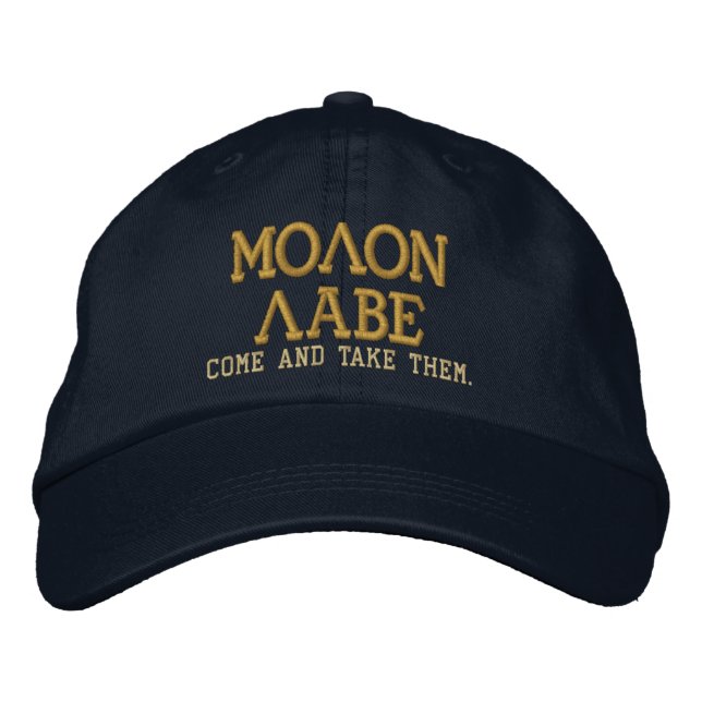 Molon Labourpartiets KOM OCH TA DEM med broderade  Broderad Keps (Framsida)