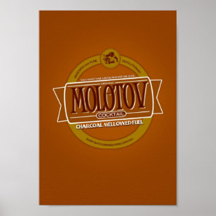 Molotovcocktailöl Poster