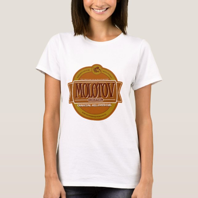 Molotovcocktailöl Tee Shirt (Framsida)