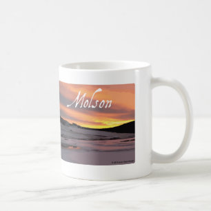 Molson sjösoluppgång kaffemugg