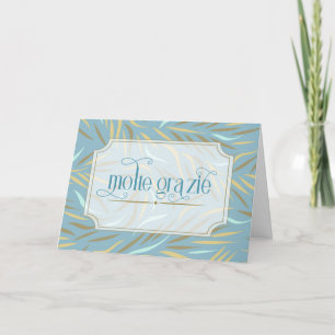 Molte Grazie Himlar Blue Botanical Italiana Tack Kort