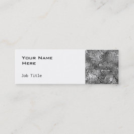 Molten affärskort smala vit mini visitkort