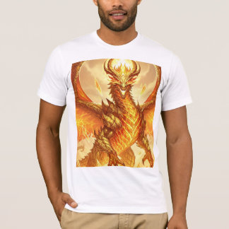 Molten Golden Dragon - Legendary Fantasy Masterpie T Shirt