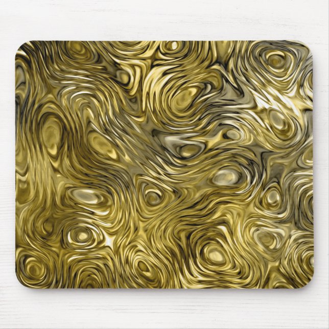 Molten "Guld" tryckmunstycke Musmatta (Framsidan)