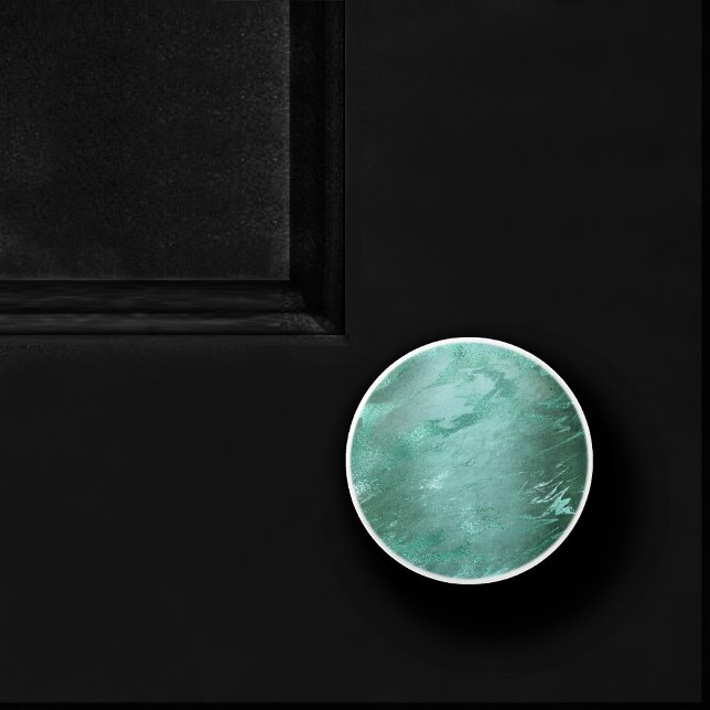 Molten Jade | Emerald Grönt Luxury Marble Knopp (Skapare uppladdad)