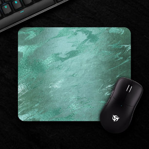Molten Jade Emerald Grönt Luxury Marble Musmatta