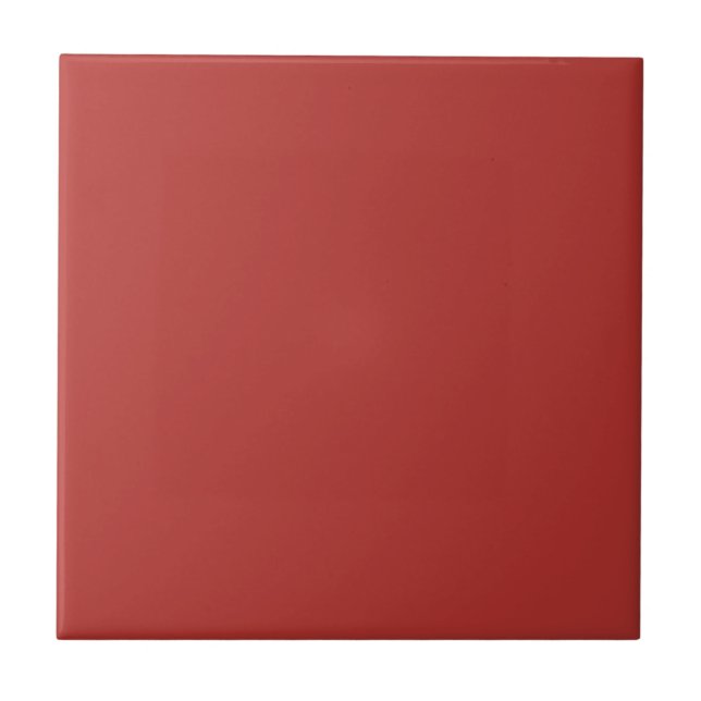 Molten Lava Mörk Red Solid Färg Skriv ut Kakelplatta (Framsidan)