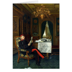Moltke i Versailles, 1872 Hälsningskort