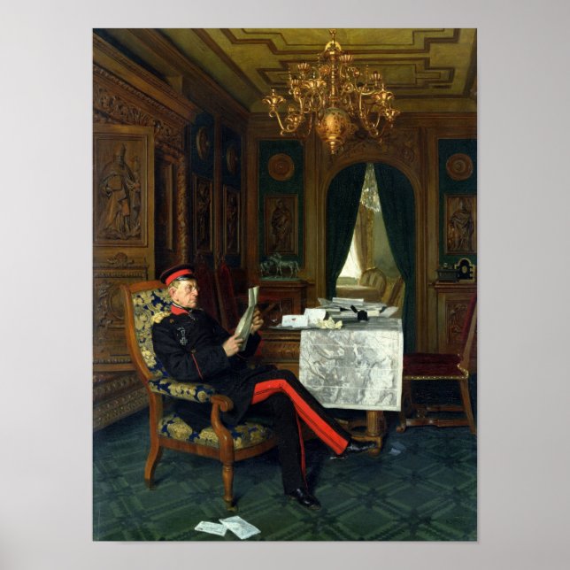 Moltke in Versailles, 1872 Poster (Framsidan)