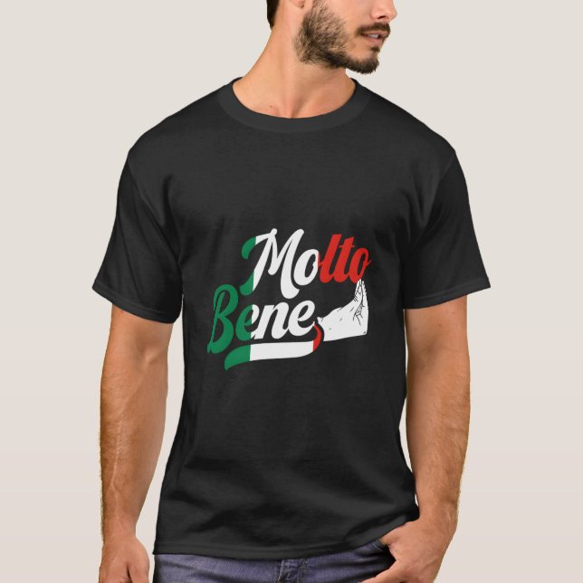 Molto Bene Italienska T Shirt (Framsida)