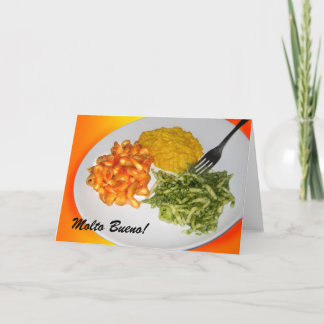 Molto Bueno pastakort Kort