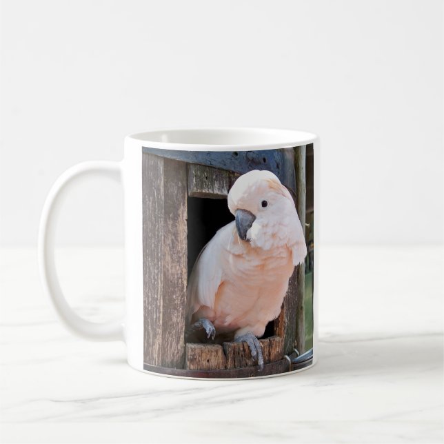 Moluccan Cockatoo Kaffemugg (Vänster)
