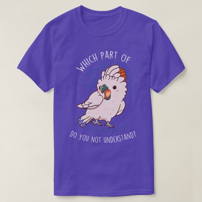 Moluccan Cockatoo Parrot Aaaa T Shirt (Design framsida)