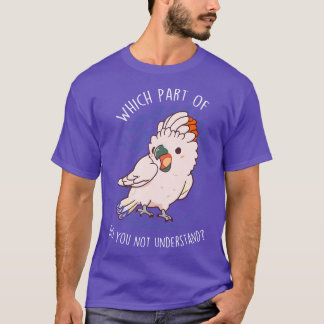 Moluccan Cockatoo Parrot Aaaa T Shirt