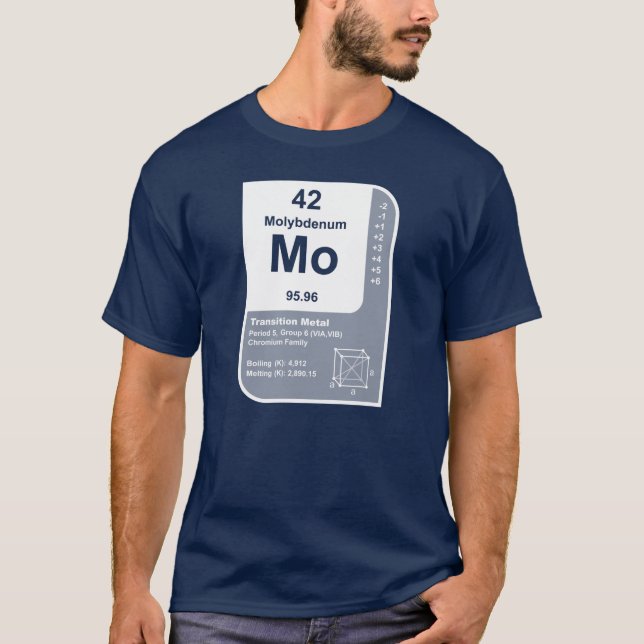 Molybdenum (Mo) T-shirt (Framsida)