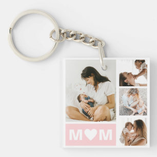 Mom And Kids Name Keepsake Photo Collage