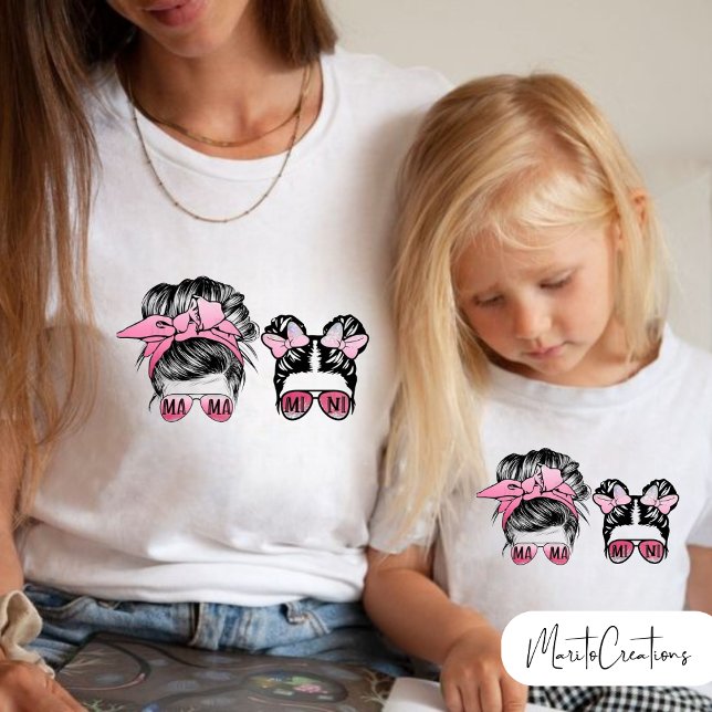 Mom and mini t-shirt to celebrate mother's day (Skapare uppladdad)