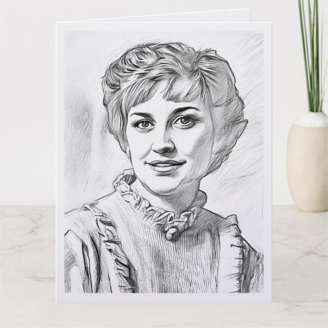 Mom as computer drawing kort (Framsida)