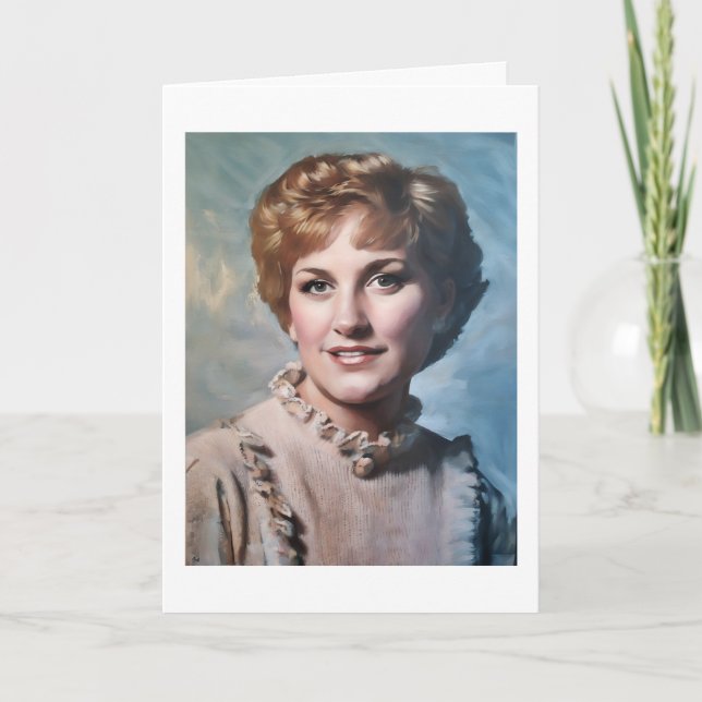 Mom as Computer Impasto Oil Painting  Kort (Framsida)