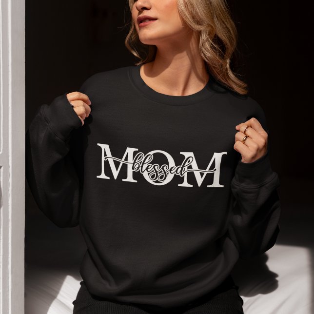 Mom Blessed Cute Mother Day Gift T Shirt (Skapare uppladdad)