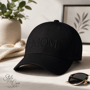 MOM Bokstavs Hatt – Enkel Broderad Stil Keps