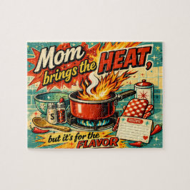 Mom brings the heat pussel