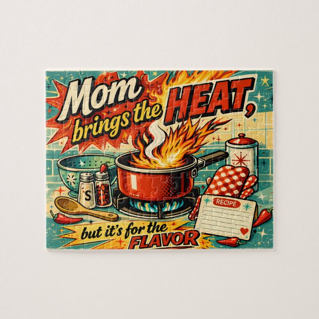 Mom brings the heat pussel (Horisontell)
